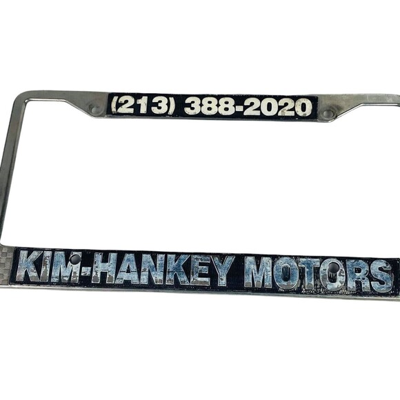 KIM-HANKEY MOTORS Dealership Car Accessories  Metal License Plate Frame Holder - Picture 4 of 8